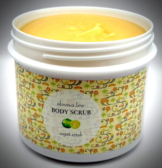 Okinawan Lime & Lemon Glass Suger Scrub - シークァーサーシュガーボディスクラブ